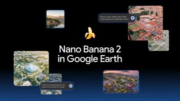 Visualisasi Lokasi Akurat Tingkatkan Inovasi Nano Banana di Google Earth